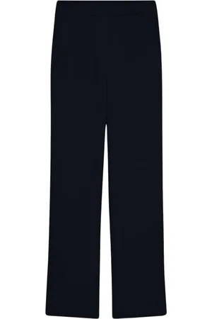 Joseph Femme, Pantalons, Bleu, Taille: 40 FR Pantalon Tova en Crêpe de Chine de Soie