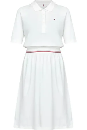 Tommy Hilfiger Femme, Robes, Blanc, Taille: 36 FR Robe Polo