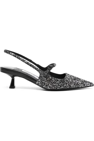 Jimmy Choo Femme, Chaussures, Gris, Taille: 39 1/2 EU Didi 45 Slingback