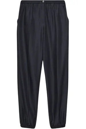 Joseph Femme, Pantalons, Bleu, Taille: 40 FR Pantalon Marine Souple en Coton et Soie