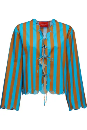 La DoubleJ Femme, Blouses et Chemises, Vert, Taille: 44 FR Blouse Double Broderie