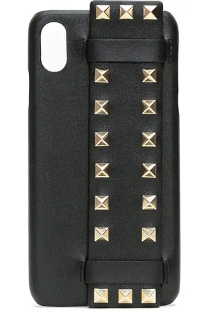 VALENTINO GARAVANI Unisex, Accessoires, Noir, Taille: ONE Size Étui de téléphone élégant