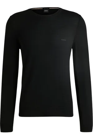 HUGO BOSS Homme, Pulls, Noir, Taille: 3XL Pull ras du cou