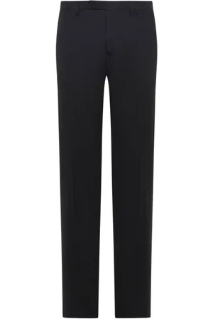 Boglioli Homme, Pantalons, Noir, Taille: 2XL Pantalon noir 100% laine vierge