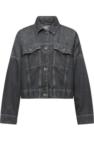 Drykorn Homme, Vestes, Noir, Taille: XS Veste en Jean Oversize Détails Classiques