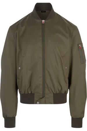 Kiton Homme, Vestes, Vert, Taille: L Blouson Bomber Classique