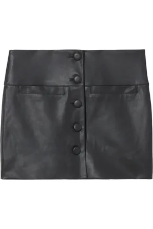 Proenza Schouler Femme, Jupes, Noir, Taille: 40 FR Mini-jupe en similicuir