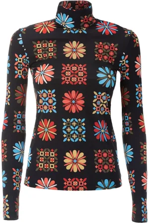 La DoubleJ Femme, Pulls, Multicolore, Taille: 36 FR Pull à Col Roulé - Doux et Extensible