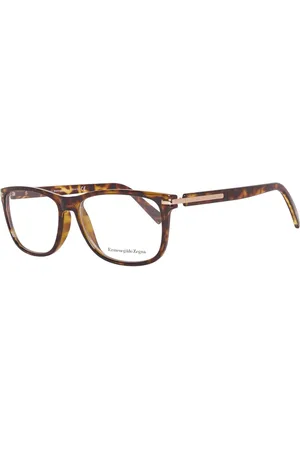 Ermenegildo Zegna Unisex, Accessoires, Brun, Taille: ONE Size Montures Optiques Homme Marron