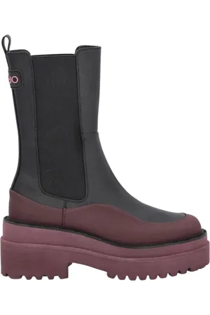 Liu Jo Femme, Chaussures, Noir, Taille: 40 EU Bottines Chelsea Violet 32