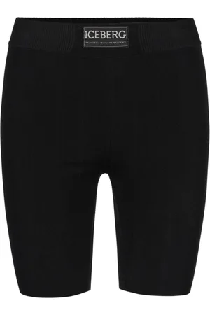 Iceberg Femme, Shorts, Noir, Taille: 40 FR Active Bermuda Shorts
