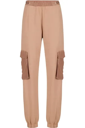 Iceberg Femme, Pantalons, Rose, Taille: 38 FR Pantalon de survêtement en molleton de coton couleur blush