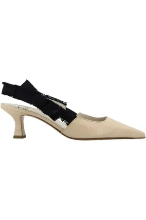 ROBERTO FESTA Femme, Chaussures, , Taille: 38 1/2 EU Chaussures slingback en cuir avec
