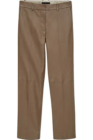 Joseph Femme, Pantalons, Brun, Taille: 40 FR Pantalon Coleman en Cuir Stretch