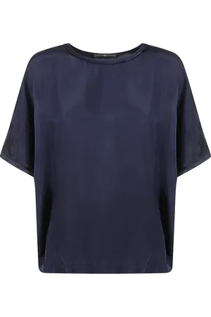 High Femme, Blouses et Chemises, Bleu, Taille: 36 FR T-shirts et Polos Bleus