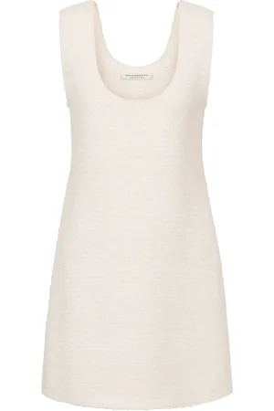 Serafini Femme, Robes, Blanc, Taille: 36 FR Robe Bouclè