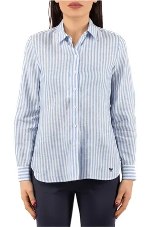 Max Mara Femme, Blouses et Chemises, Bleu, Taille: 34 FR Chemise