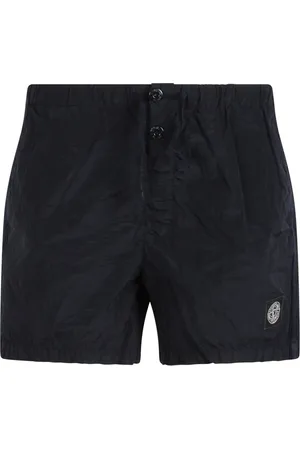 Stone Island Homme, Maillots de bain, Noir, Taille: S Short de Bain Métallisé en Nylon
