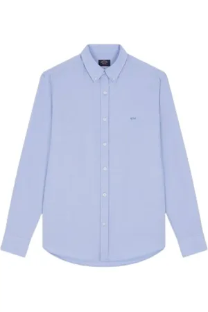 Paul & Shark Homme, Chemises, Bleu, Taille: XL Chemise Oxford Casual