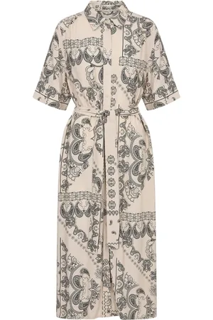 Part Two Femme, Robes, , Taille: 36 FR Robe Chemise Imprimé Cachemire Graphique