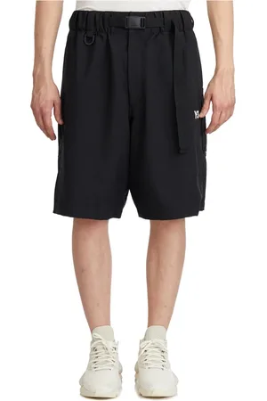 Y-3 Homme, Shorts, Noir, Taille: M Bermuda Large 3 Bandes