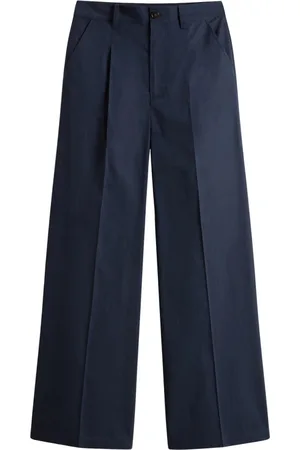 Woolrich Femme, Pantalons, Bleu, Taille: W30 Pantalon Chino Jambe Large