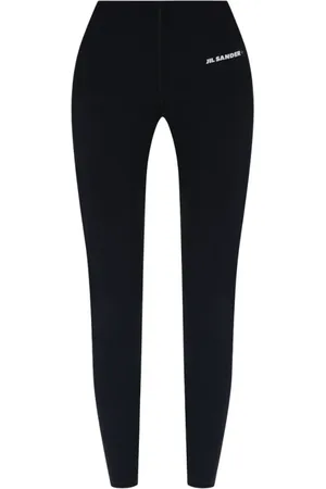 Jil Sander Femme, Pantalons, Noir, Taille: 40 FR Leggings d`entraînement