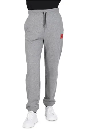 HUGO BOSS Femme, Pantalons, Gris, Taille: 38 FR Pantalon de survêtement gris moyen en coton