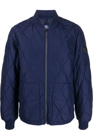 Ralph Lauren Homme, Vestes, Bleu, Taille: L Blouson aviateur matelassé