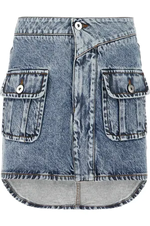 J.W.Anderson Femme, Jupes, Bleu, Taille: 36 FR Mini-jupe en denim
