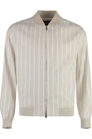 HUGO BOSS Homme, Vestes, , Taille: L Veste Bomber en Lin