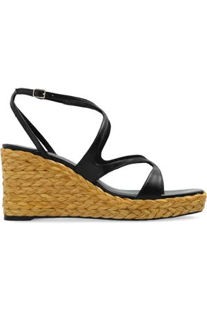 Jimmy Choo Femme, Chaussures, Noir, Taille: 36 EU Sandales compensées Ayla