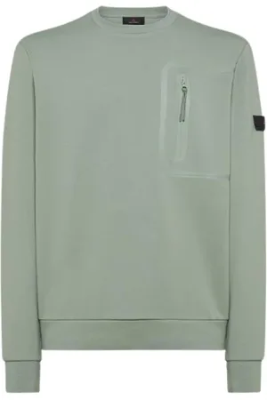 Peuterey Homme, Sweatshirts et sweats à capuche, Vert, Taille: XL Pull Ras du Cou Gorie