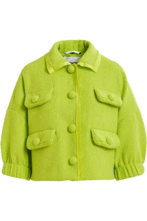 Essentiel Antwerp Femme, Vestes, Vert, Taille: 38 FR Veste Oversize avec Quatre Poches
