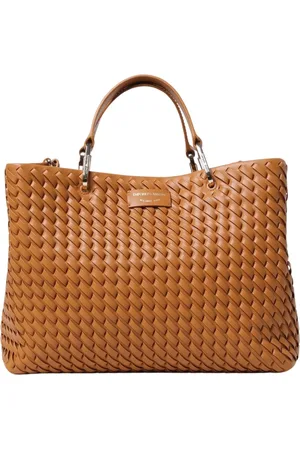 Emporio Armani Femme, Sacs, Brun, Taille: ONE Size Sacs en Cuir Marron pour Vous Élégante