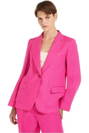 Max Mara Femme, Vestes, Rose, Taille: 36 FR Élégante robe américaine d`été style blazer