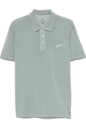 Woolrich Homme, Tops, Vert, Taille: M Polo Vert Sauge
