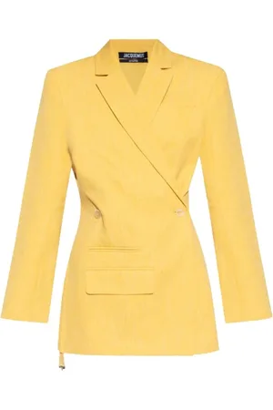 Jacquemus Femme, Vestes, Jaune, Taille: 36 FR Tibau Blazer