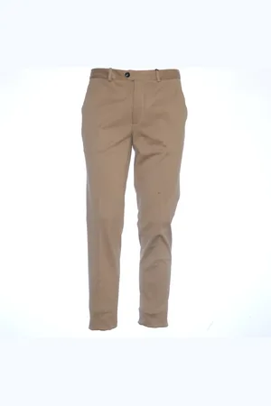 Circolo Homme, Pantalons, Brun, Taille: XL Pantalon Chino Slim Fit Stone