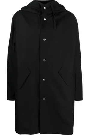 Jil Sander Homme, Manteaux, Noir, Taille: L Parka Moderne