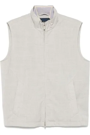 Paul & Shark Homme, Vestes, Gris, Taille: L Gilet Gris Clair