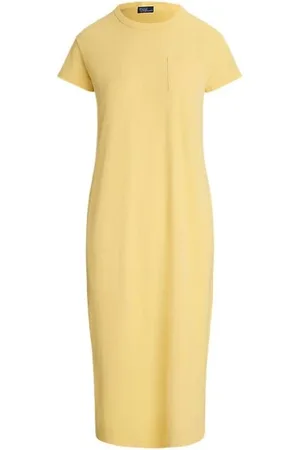 Ralph Lauren Femme, Robes, Jaune, Taille: 36 FR Robe Élégante pour Femmes