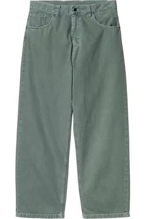 Carhartt Homme, Jeans, Vert, Taille: W34 Pantalon de travail inspiré du pantalon à genou unique en toile Newcomb