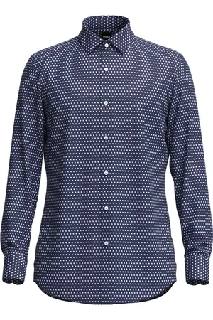 HUGO BOSS Homme, Chemises, Bleu, Taille: M Camicia H-Hank-S-Kent-C1-232