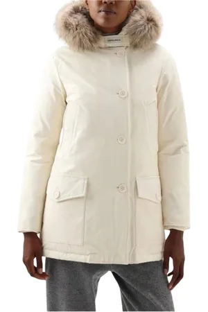 Woolrich Femme, Vestes, , Taille: 36 FR Veste d`hiver avec parka en cuir détachable