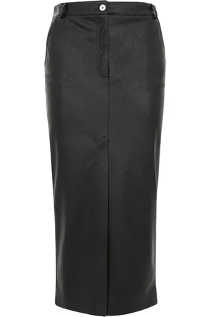 Pinko Femme, Jupes, Noir, Taille: 36 FR Ginocchiera Midi Skirt