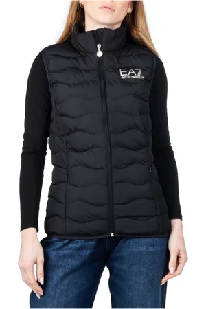 EA7 Femme, Vestes, Noir, Taille: 38 FR Vestes
