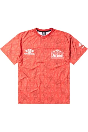 ARIES Homme, Tops, Rose, Taille: L T-shirts à motif de roses style football