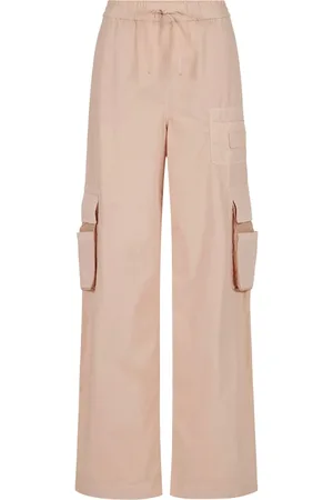 Iceberg Femme, Pantalons, Rose, Taille: 42 FR Pantalon cargo ample en toile parachute blush