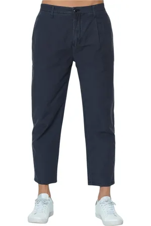 Tommy Hilfiger Homme, Pantalons, Bleu, Taille: W30 Pantalon Chino Bleu en Coton